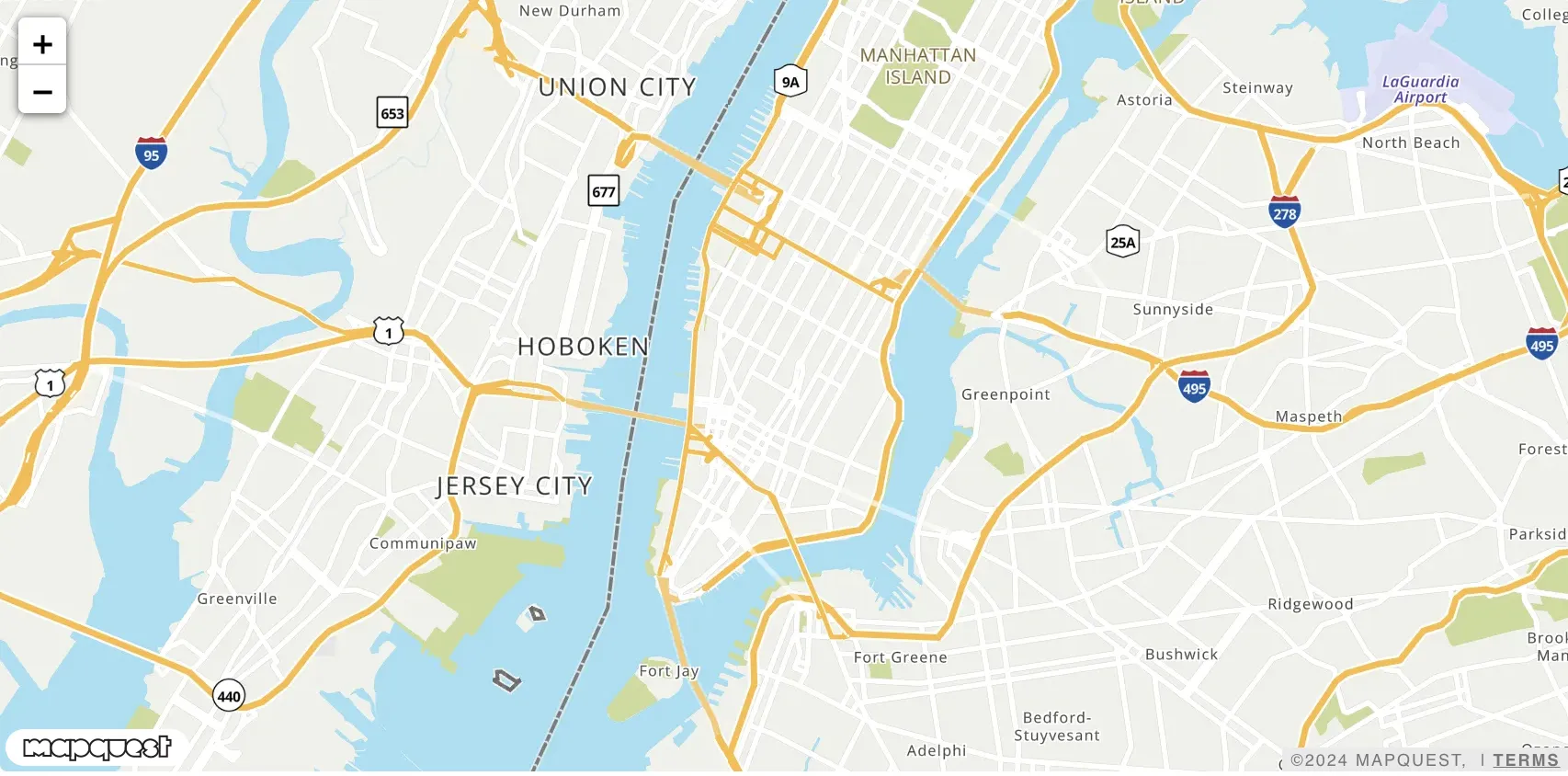 mapquest js map example